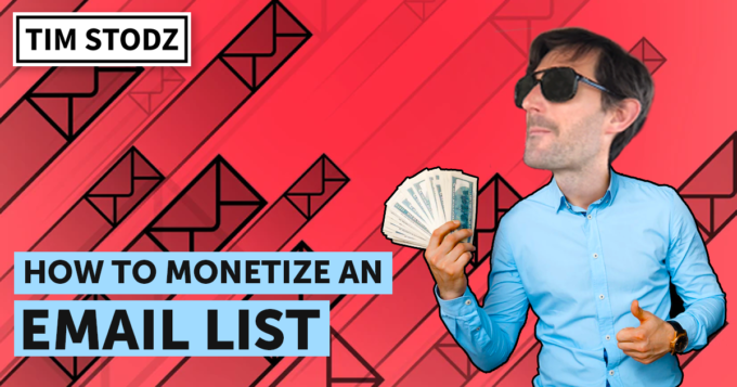 how to monetize an email list